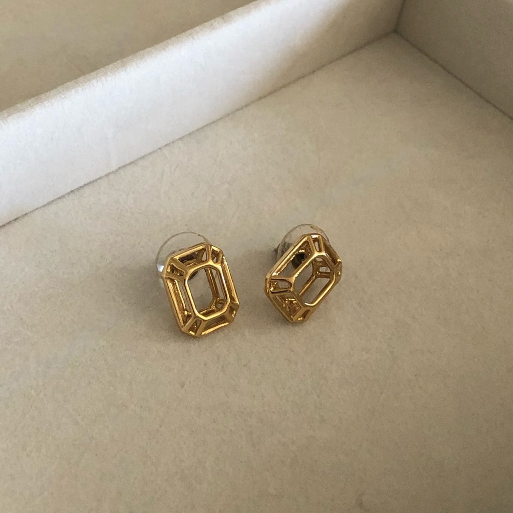 Kate Spade Gem Outline Earrings